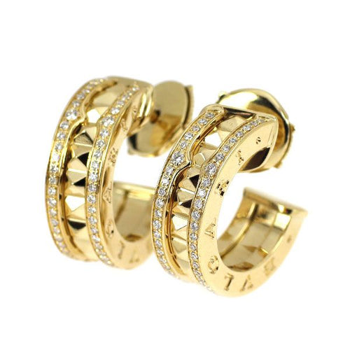 Bvlgari Earrings (For Both Ears) K18Yg B.Zero1