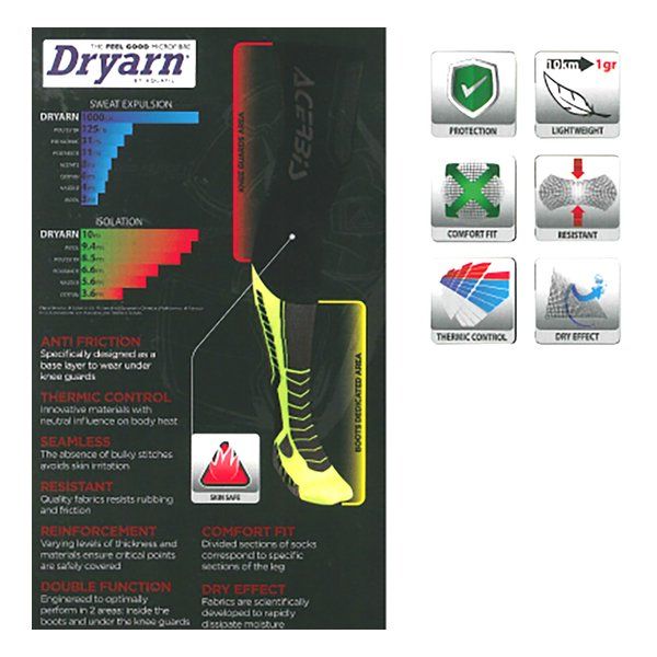 Acerbis Others Ac X-Leg Pro Bk/Bl S-M Ac-21693Bk/Bl1 (2644551)