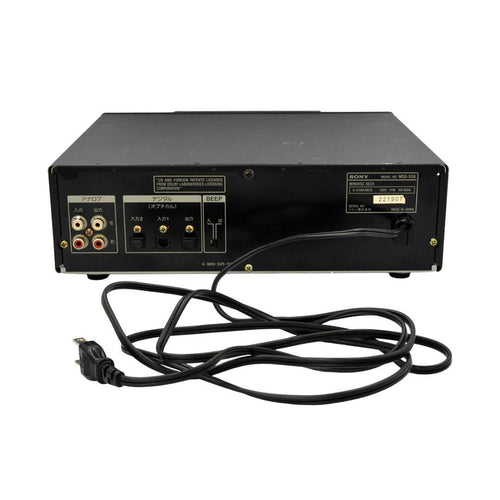 Sony Cd, Md Cassette Decks Mds-S38