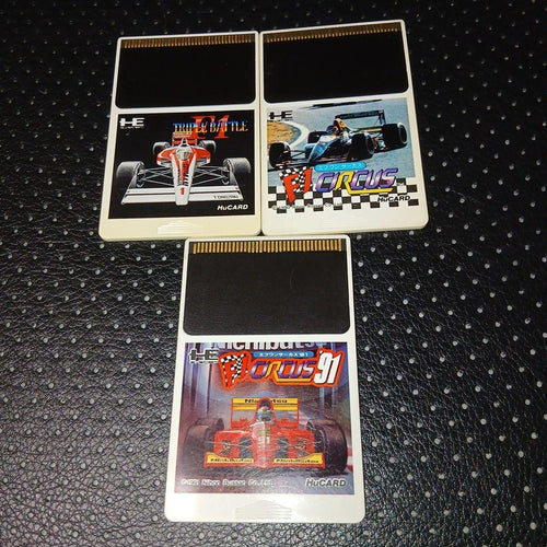 Nec Soft Pc Engine Hu 3 Set Game Race(2)