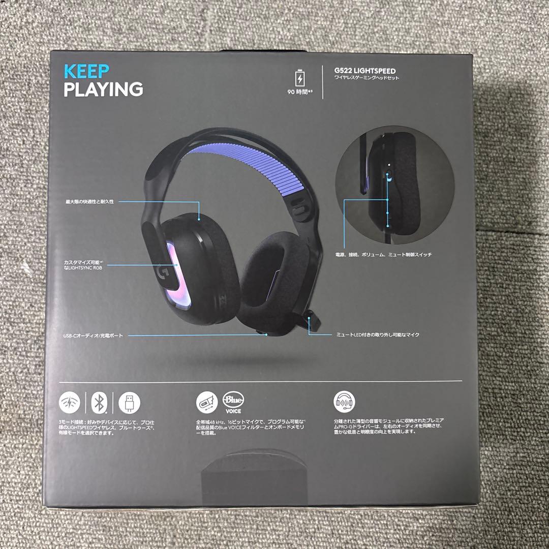 Logicool Gaming Headphone Headset G522 Lightspeed