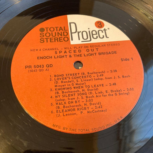 Overseas Music Enoch Light Spaced Out Lp