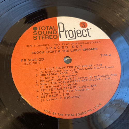 Overseas Music Enoch Light Spaced Out Lp