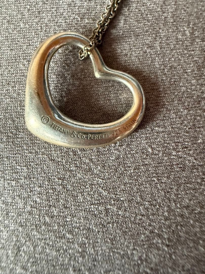 Tiffany Necklaces Co. Open Heart Necklace 925