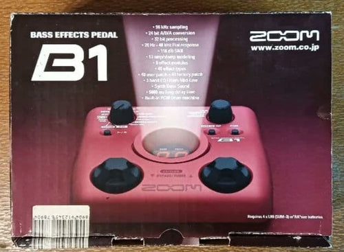 Roland Electric Basses Zoom B1 Bass Effects Pedal