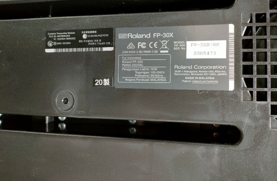 Roland Keyboards Digital Pianos Fp-30X