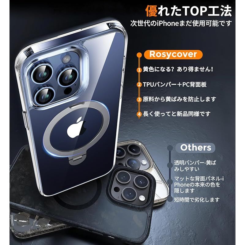 Iphone Case Cover 360 Rosycover 13 Pro Max Magsafe 0