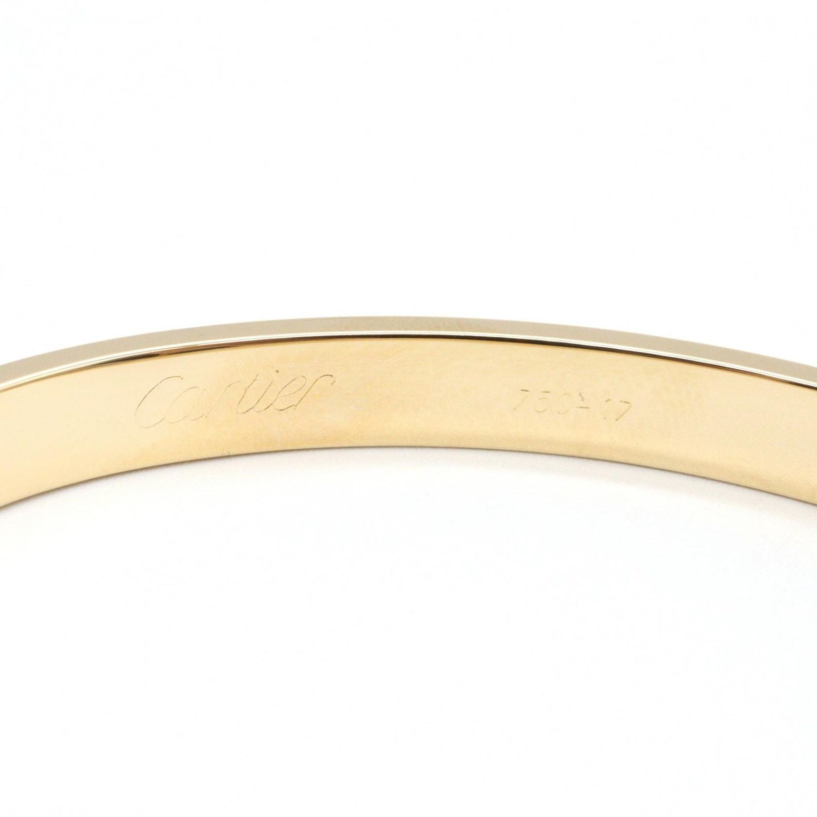 Cartier Bracelet 16 K18 Used A