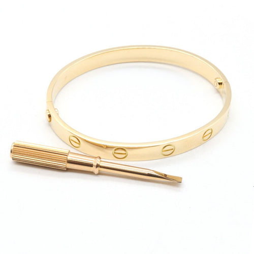Cartier Bracelet 16 K18 Used A