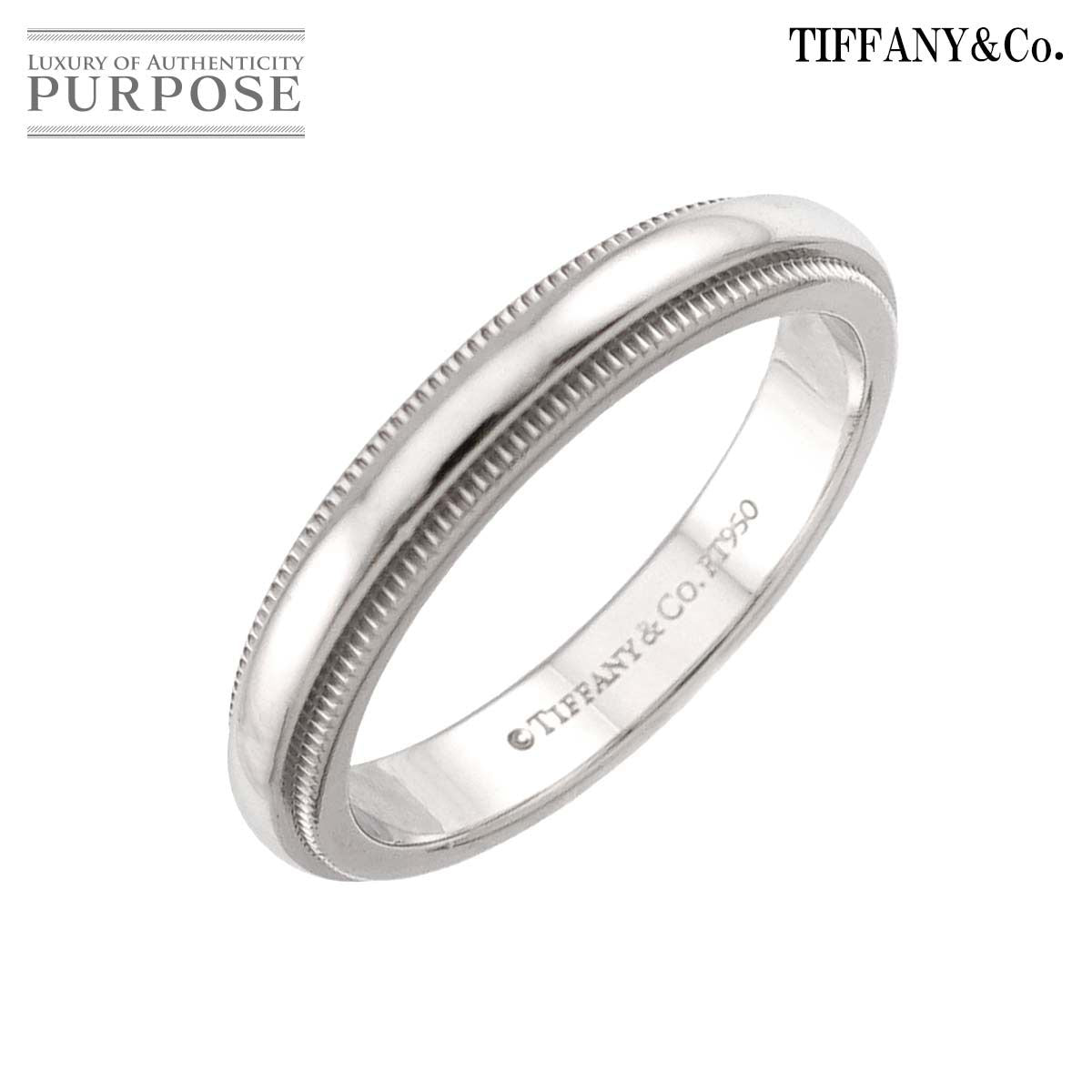 Tiffany Ring Tiffany&Co. 10 Pt Milgrain 90328892