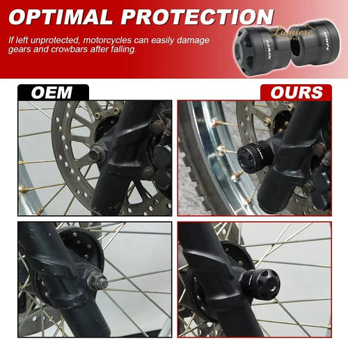 No Brand Others Motorcycle Front Axle Fork Wheel Crash Sliders Yamaha Xmax 125