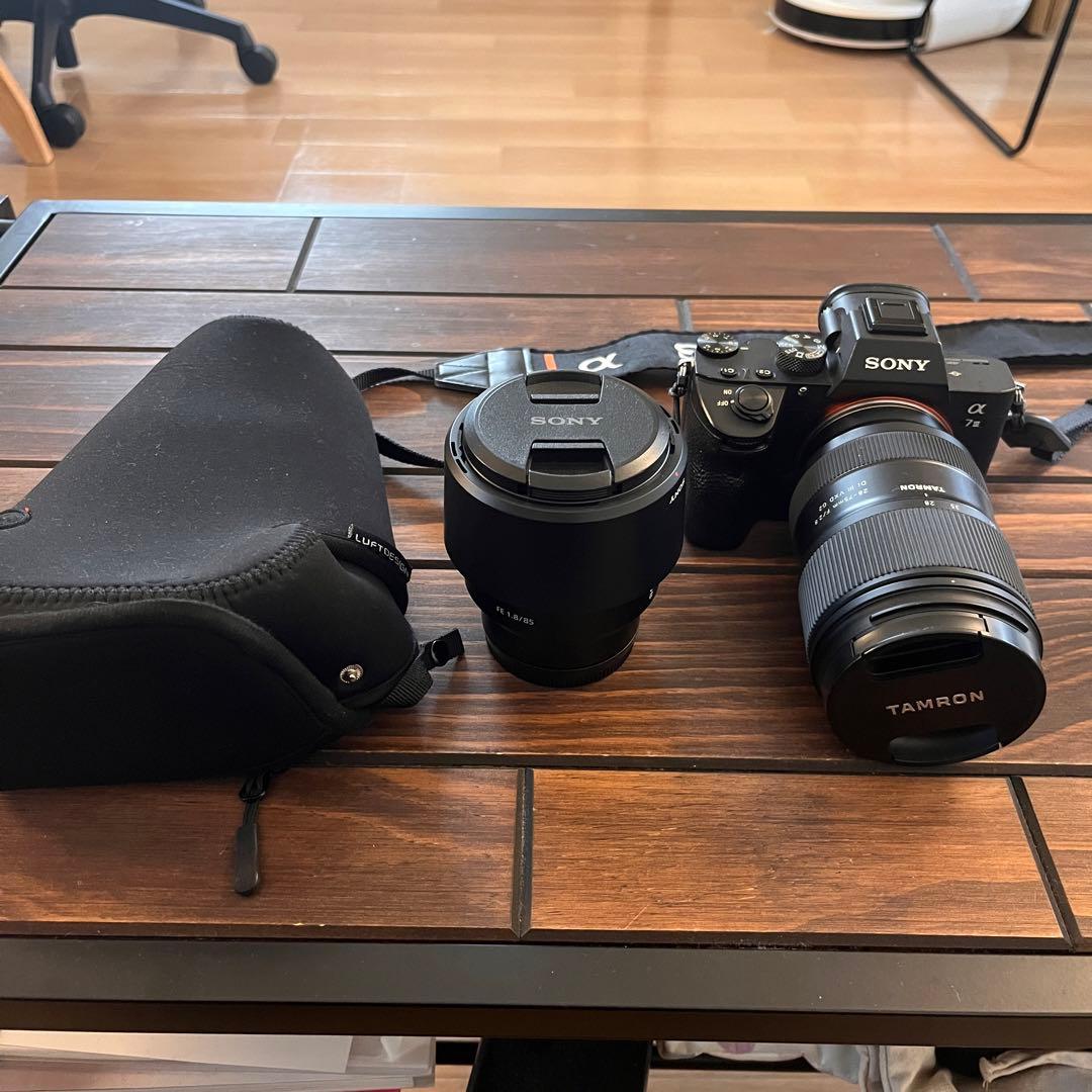 Sony Mirrorless Interchangeable Lips 7Iii+Tamron28-75 G2+Sony F1.8
