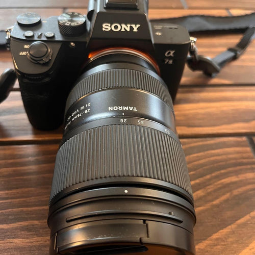 Sony Mirrorless Interchangeable Lips 7Iii+Tamron28-75 G2+Sony F1.8