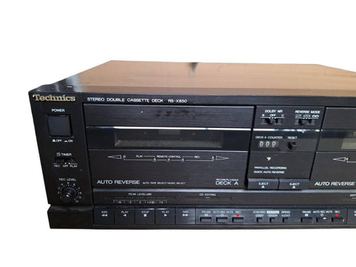Cd Md Cassette Deck Technics Rs-X850