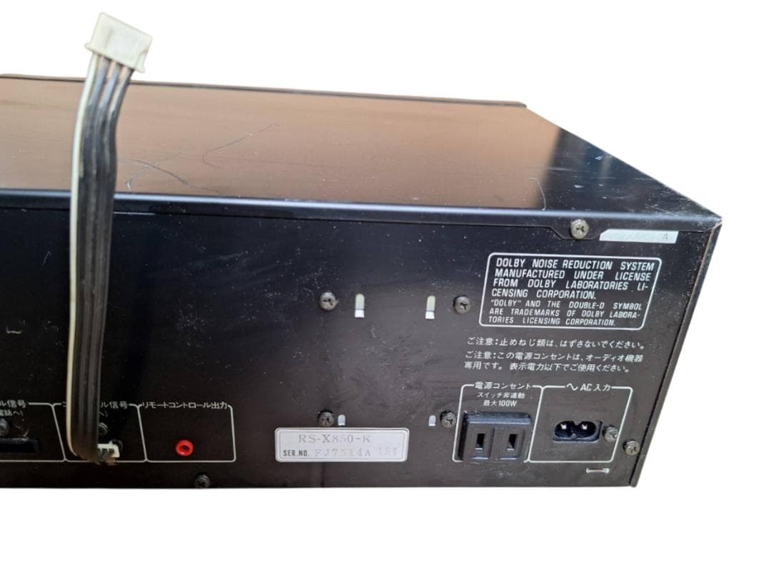 Cd Md Cassette Deck Technics Rs-X850