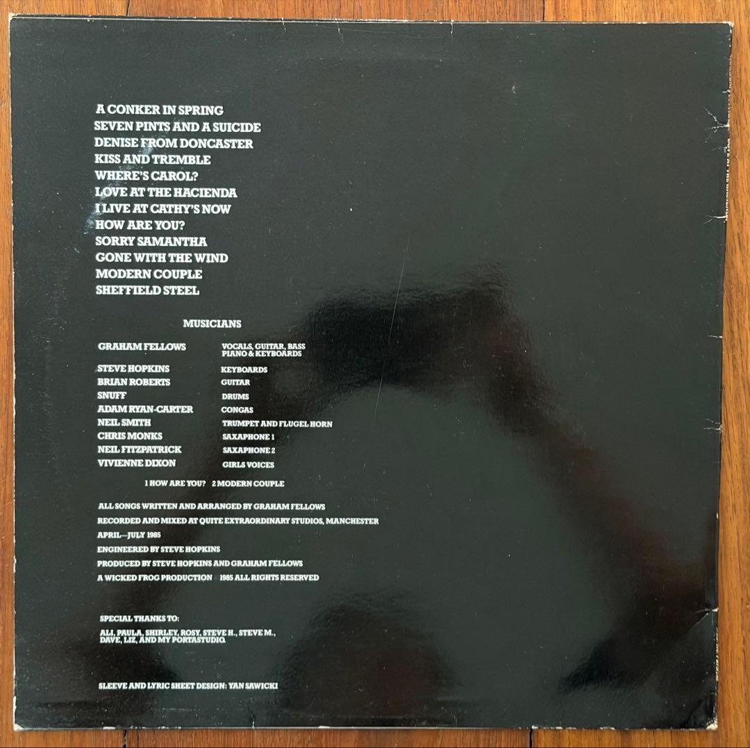 Overseas Music Graham Fellows Love At The Hacienda Lp