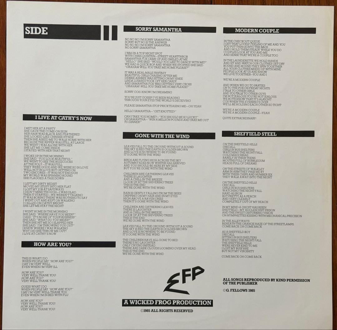 Overseas Music Graham Fellows Love At The Hacienda Lp