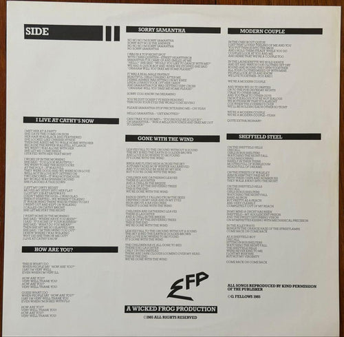 Overseas Music Graham Fellows Love At The Hacienda Lp