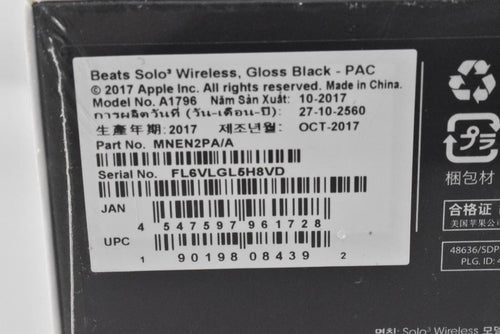Beats By Dr.Dre Wireless Headphones B634 Solo3 Mnen2Pa/A