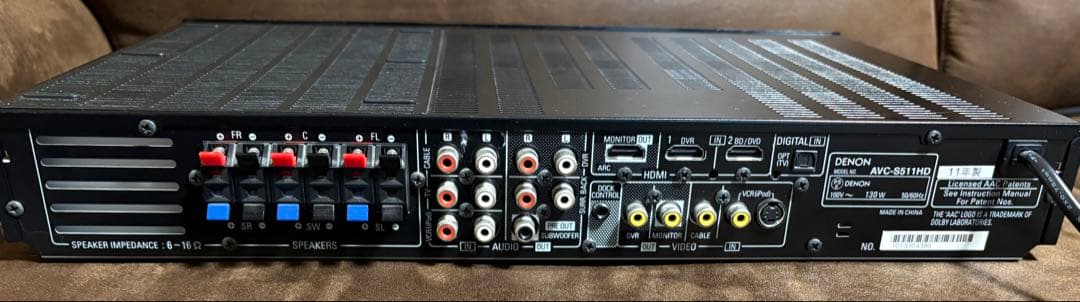 Denon Av Amplifiers Avc-S511Hd 5.1Ch +3.1Ch