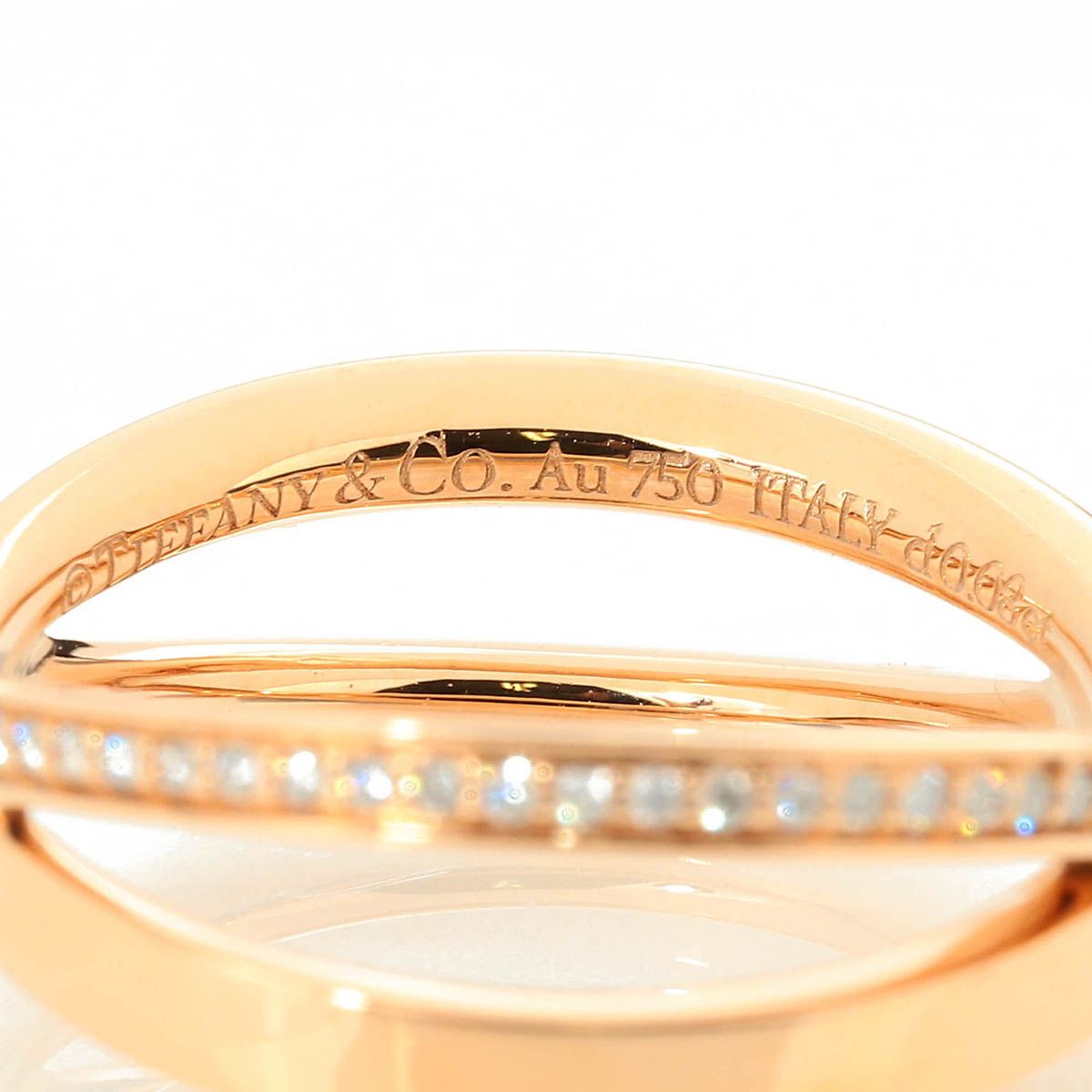 Tiffany Ring Tiffany&Co. X K18Pg 9 Ok