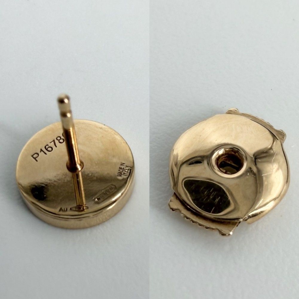 Bvlgari Earrings (For Both Ears) 18 Pg Au750 K18 3.7G