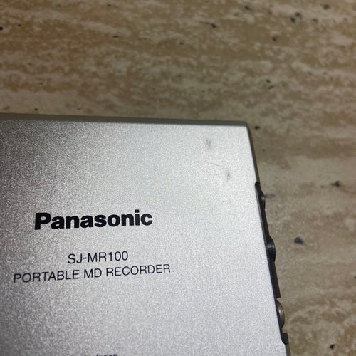 Panasonic Portable Md Players Sj-Mr100 7920