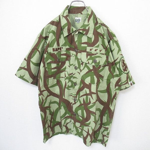 A Bathing Ape Work Shirt Bape S906027Ss