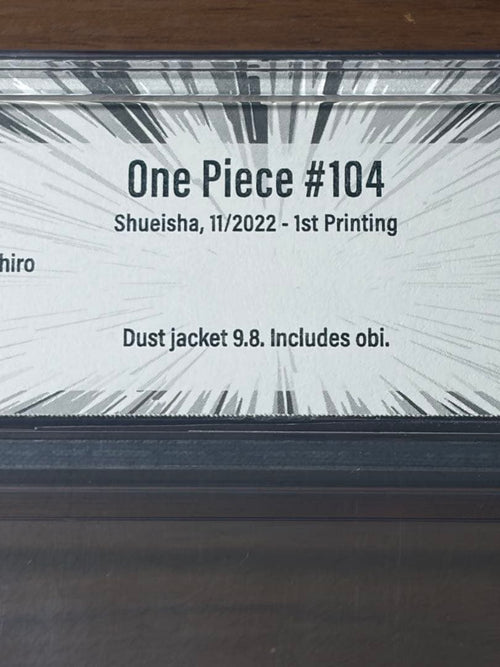 Sh Nen Manga Bgs 9.8 One Piece104