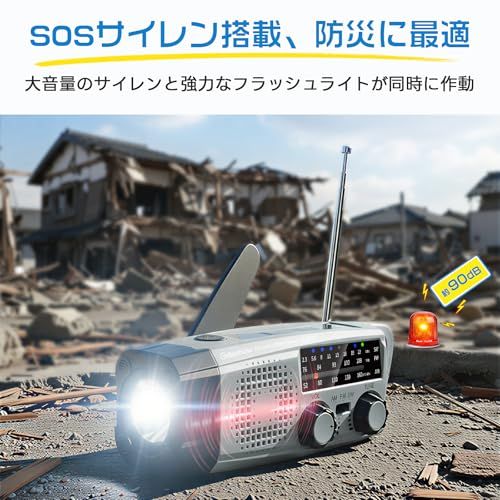 Radio And Boombox Greeshow Fm/Am/Sw 3Way 2000Mah Sos Led Fd243C7D