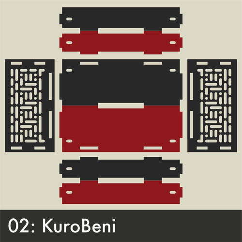 Modular Synthesizer Takazudo Zudo-Block-40 Lite 02:Kurobeni-Lite