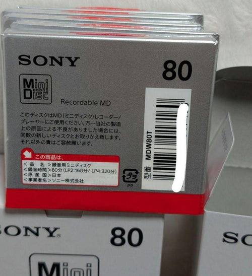Sony Md Minidisc Mdw80T 80 60