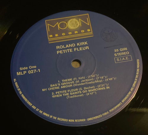 Overseas Music Roland Kirk Petite Fleur 1Lp