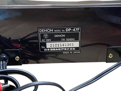 Denon Record Players (Turntables) Dp-47F Dl80Mc