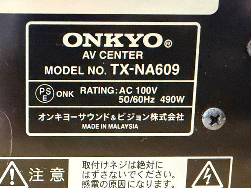 Onkyo Av Amplifiers Tx-Na609