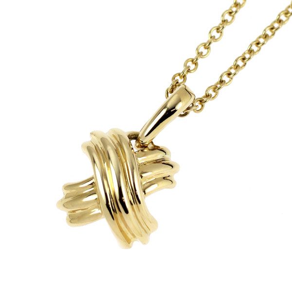 Tiffany Necklace K18Yg