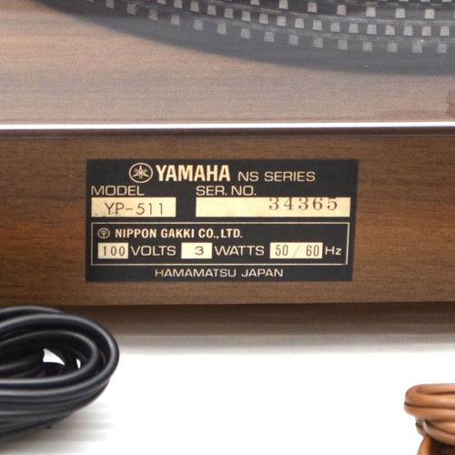 Yamaha Record Players (Turntables) Yp-511