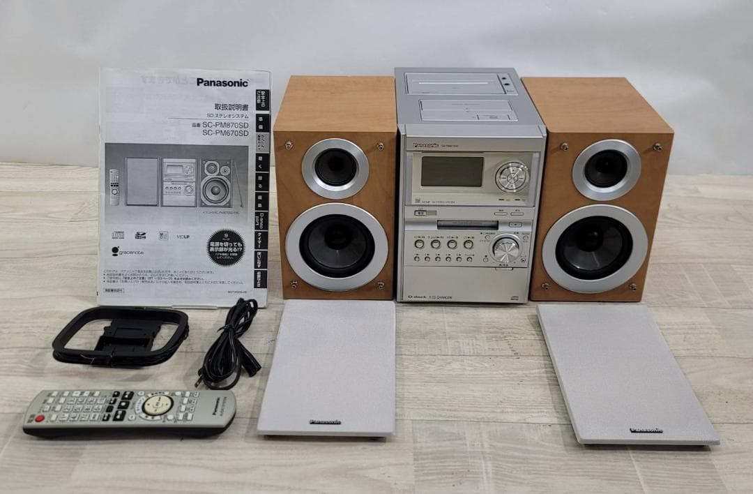 Panasonic Mini -Component Sd Sc-Pm670Sd-S