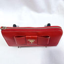 Prada Long Wallet L Red