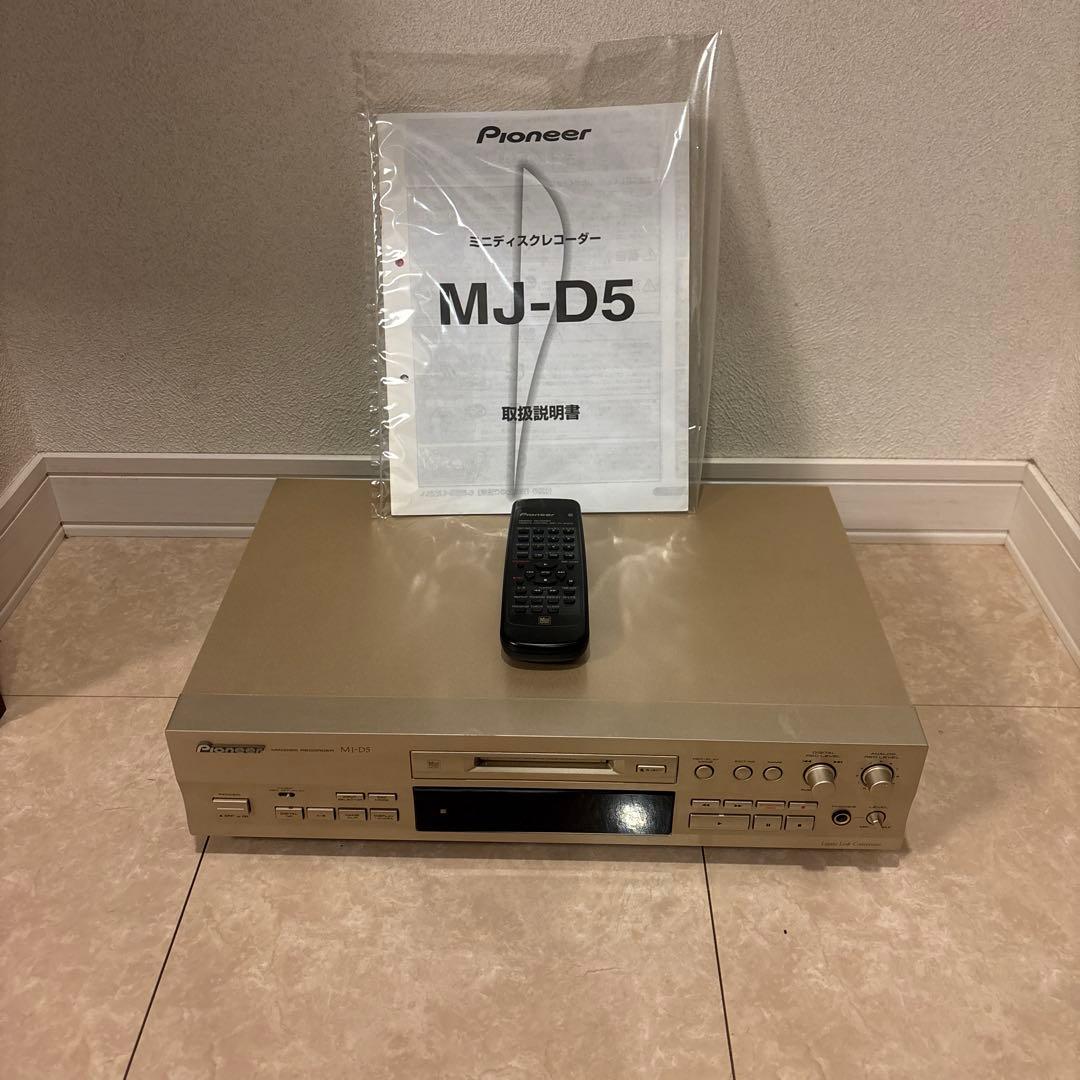 Pioneer Cd, Md Cassette Decks Mj-D5