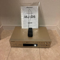 Pioneer Cd, Md Cassette Decks Mj-D5