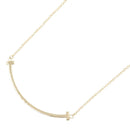 Tiffany Necklace Co T 40.5/45.5Cm K18 Used A
