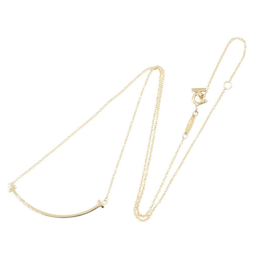 Tiffany Necklace Co T 40.5/45.5Cm K18 Used A