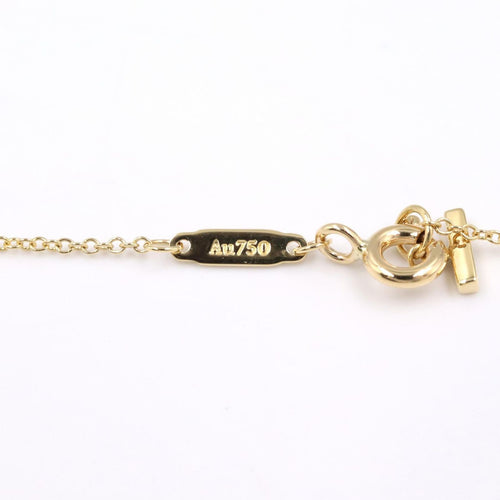 Tiffany Necklace Co T 40.5/45.5Cm K18 Used A
