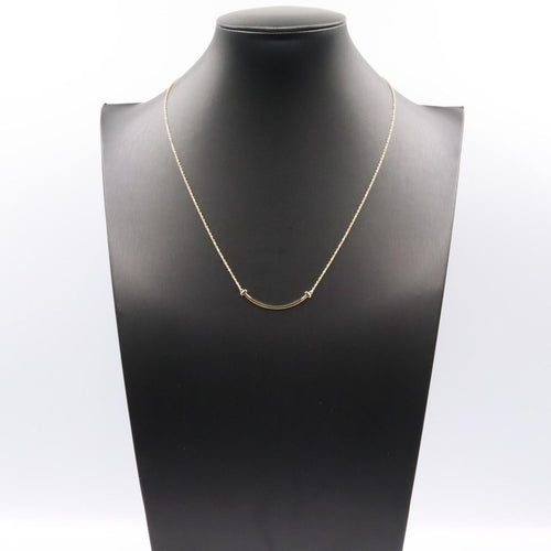 Tiffany Necklace Co T 40.5/45.5Cm K18 Used A
