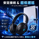 Gaming Headphones Headsets 2.4G Usb/Type-C/Blue Blue