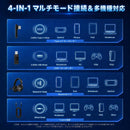 Gaming Headphones Headsets 2.4G Usb/Type-C/Blue Blue