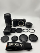 Mirrorless Interchangeable Lips Sony 6400 16-50Mm 55-210Mm
