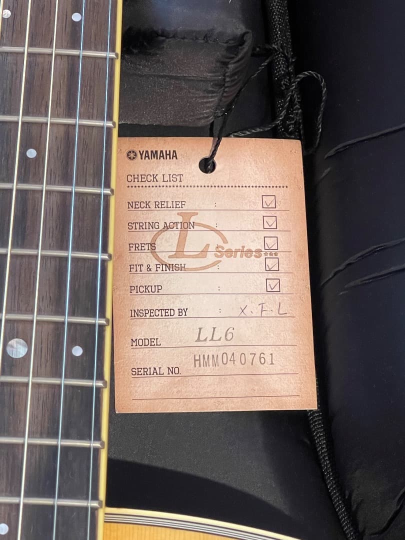 Yamaha Acoustic Guitar Ll6 Are