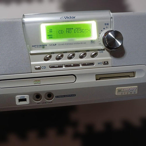 Cd, Md Cassette Decks Victor Clavia Rd-M2-W Cd-Md